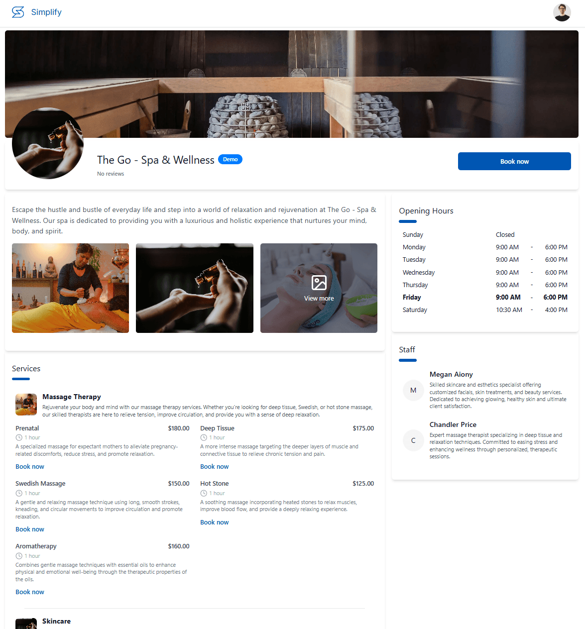 Business Page