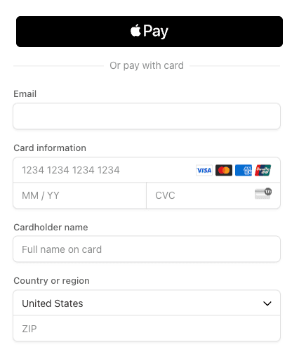 Online card